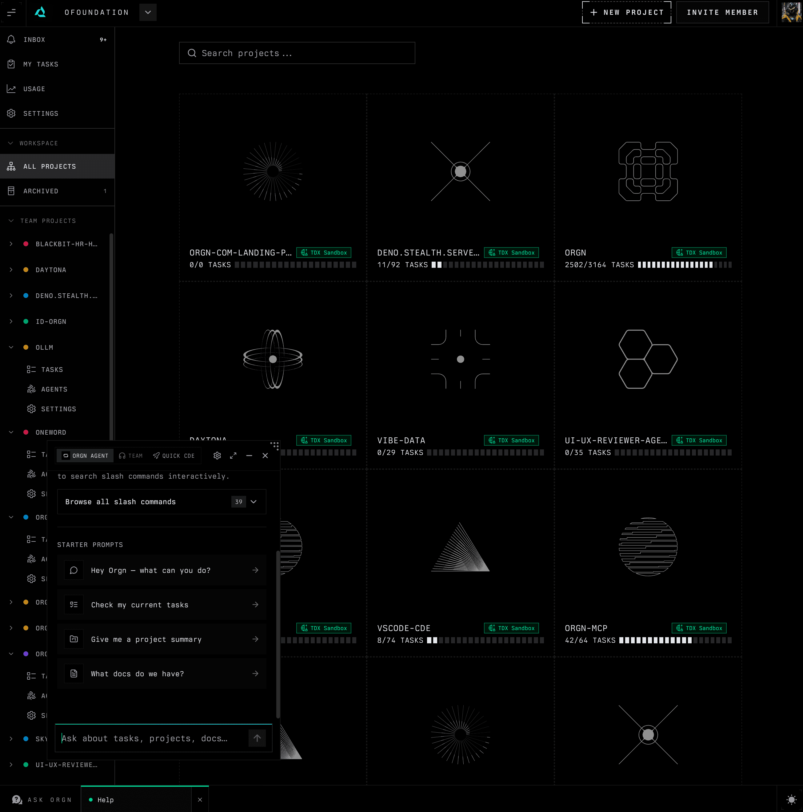 Orgn Studio for space tech agent operations Orgn Studio for space tech agent operations